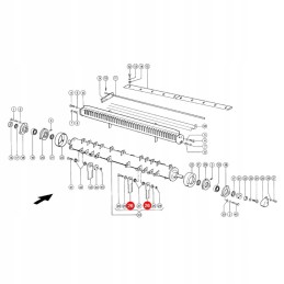 Claas rotary knife 755874 0 original