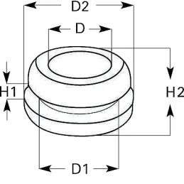 Cable entry 14x18x3 mm closed