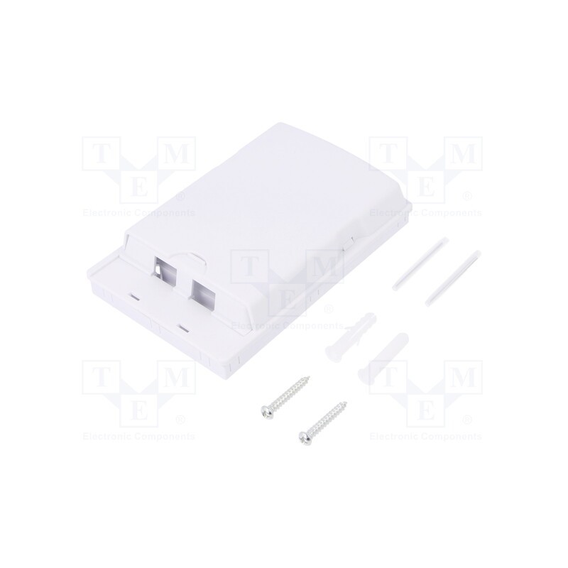 1 pcs x LOGILINK - FB1001 - Case, white, surface-mounted, Mat: plastic, Number of ports: 2