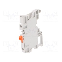 1 pcs x TE Connectivity - 1SNK506310R0000 (ZS4-S-R1) - Splice terminal: rail, 0.2÷4mm2, ways: 1, terminals: 2, grey, SNK
