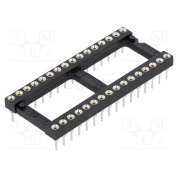1 pcs x HARWIN - D2832-42 - 16+16 Pos. Female DIL Vertical Throughboard IC Socket