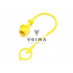 Cover for quick connector socket, yellow, voima, 10 pcs