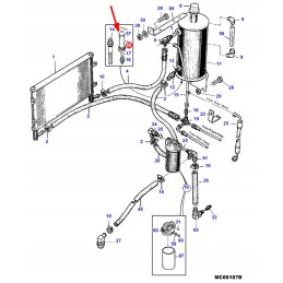 112858w91 agco hydraulic oil filter