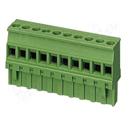 1 pcs x PHOENIX CONTACT - MVSTBR 2,5/ 6-ST 1792058 - Pluggable terminal block, 5mm, ways: 6, angled 90°, plug, female