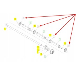 102421548 inclined conveyor gear