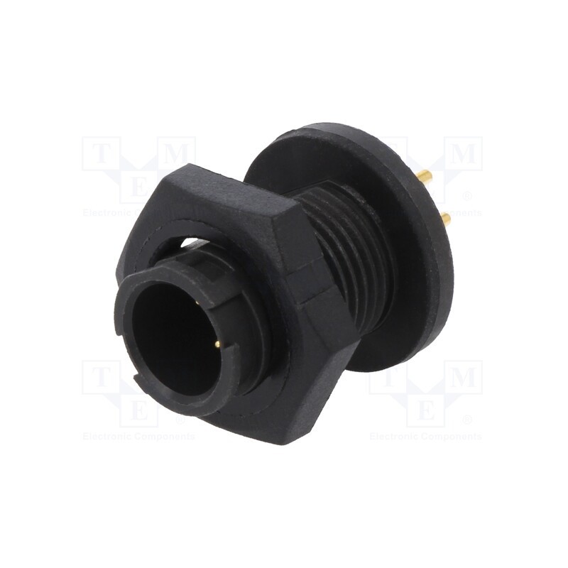 1 pcs x SWITCHCRAFT - EN2P2M20PK - Connector: circular, EN2, socket, male, THT, for panel mounting