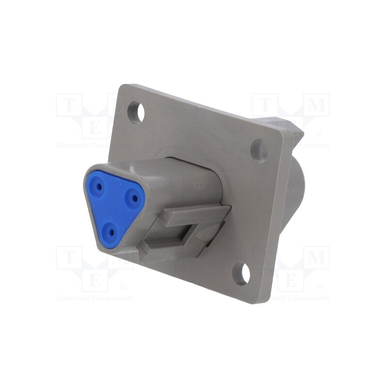 1 pcs x BULGIN - PX0112P03GY - Connector: wire-wire, PX0, male, plug, for panel mounting, PIN: 3