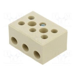 1 pcs x BM GROUP - BM9524 - Terminal block, screw terminal, 16mm2, 450V, ways: 3, terminals: 6