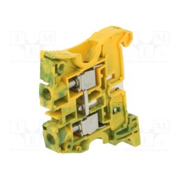 1 pcs x TE Connectivity - 1SNK508150R0000 (ZS10-PE) - Splice terminal: rail, 0.5÷10mm2, ways: 1, terminals: 2, Width: 8mm