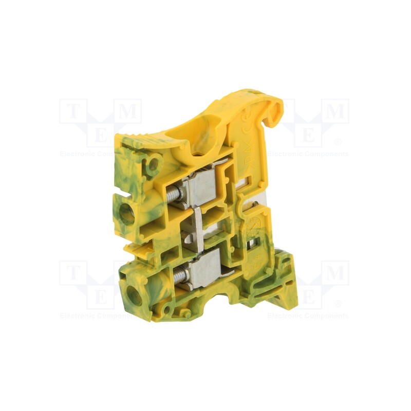 1 pcs x TE Connectivity - 1SNK508150R0000 (ZS10-PE) - Splice terminal: rail, 0.5÷10mm2, ways: 1, terminals: 2, Width: 8mm