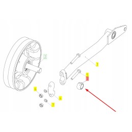 100347024 fan belt tensioner half ring