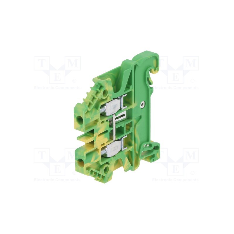 1 pcs x WIELAND - 58.503.9055.0 - Splice terminal: rail, 2.5mm2, ways: 1, terminals: 2, yellow-green