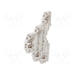 1 pcs x TE Connectivity - 1SNK705510R0000 (ZK2.5-T3) - Splice terminal: rail, 0.2÷2.5mm2, ways: 3, terminals: 6, grey, SNK