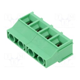 1 pcs x AMPHENOL ANYTEK - T70423500000G - PCB terminal block, 9.52mm, ways: 4, angled, terminal, on PCBs