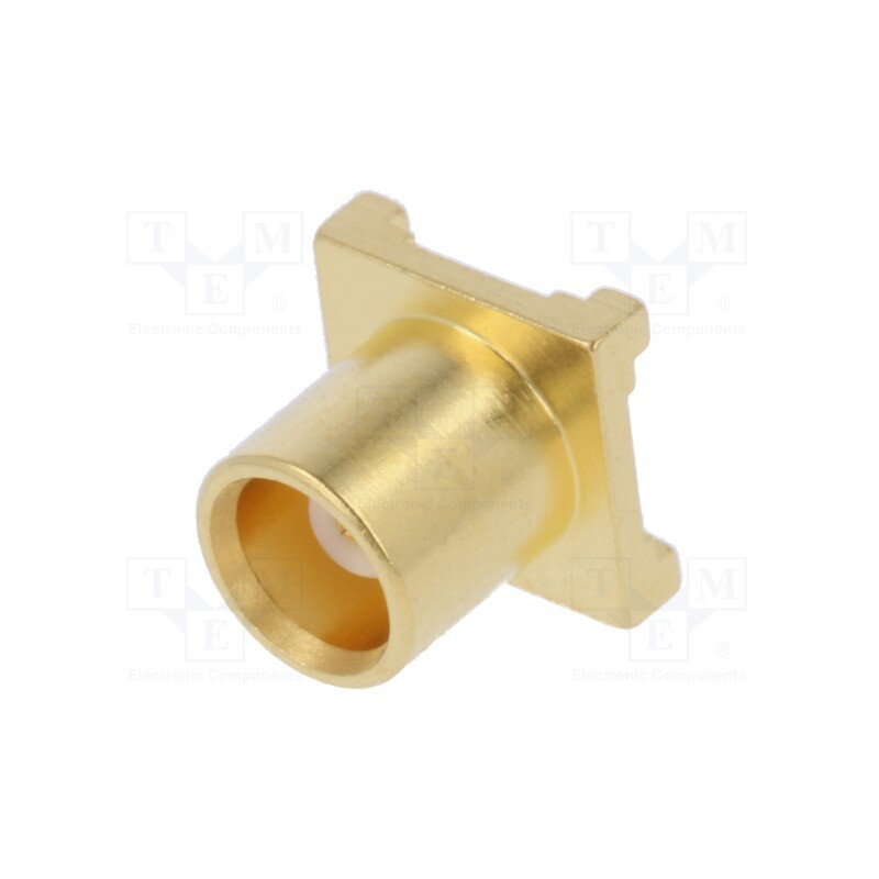 1 pcs x AMPHENOL RF - 919-384J-51P - Socket, MCX, female, straight, 50Ω, SMT, on PCBs, PTFE, gold-plated