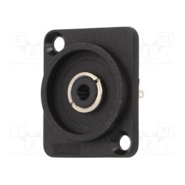 1 pcs x CLIFF - CP303100 - Socket, Jack 3,5mm, female, stereo, ways: 3, soldering, black, XRP