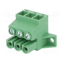 1 pcs x DEGSON ELECTRONICS - 5EDG-STD-10.16-03P-14-00AH - Pluggable terminal block, 10.16mm, ways: 3, angled 90°, socket