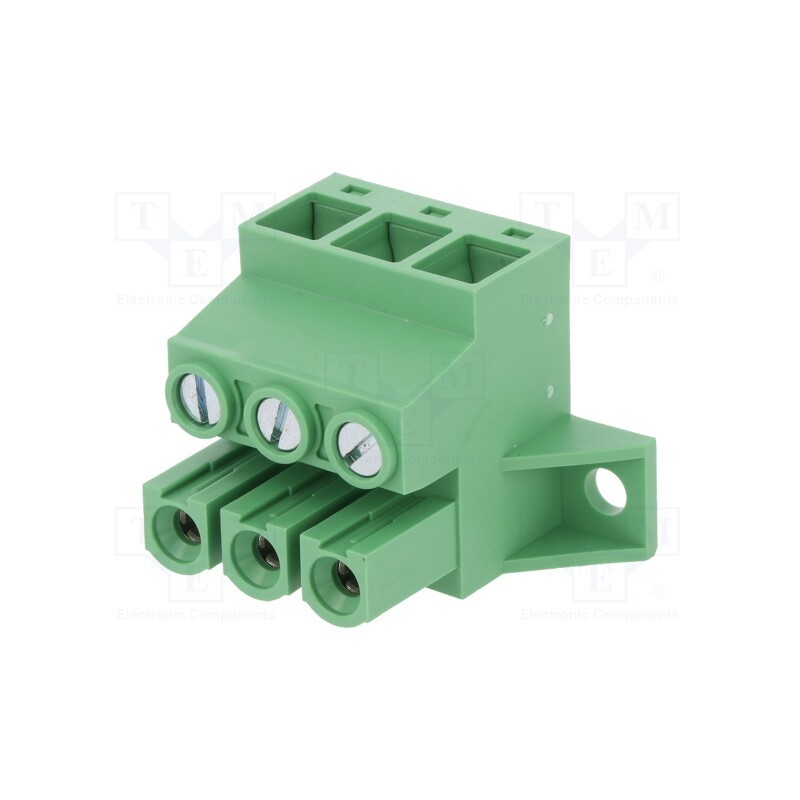 1 pcs x DEGSON ELECTRONICS - 5EDG-STD-10.16-03P-14-00AH - Pluggable terminal block, 10.16mm, ways: 3, angled 90°, socket
