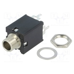 1 pcs x CLIFF - J/SKT S1VS/SBB - Socket, Jack 6,3mm, female, stereo,with double switch, ways: 3