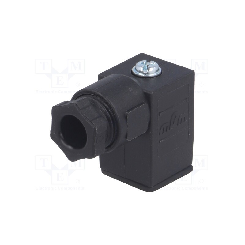 1 pcs x MOLEX - 121023-0465 - Connector: valve connector, plug, form C, 9.4mm, female, PIN: 4