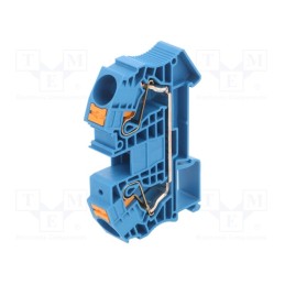 1 pcs x PHOENIX CONTACT - 3212142 - Splice terminal: rail, 0.5÷25mm2, ways: 1, terminals: 2, blue, PT