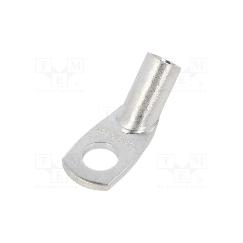 1 pcs x ERKO - KCS45_12-50/10 - Tip: ring tube, M12, 50mm2, crimped, for cable, angled 45°, tinned