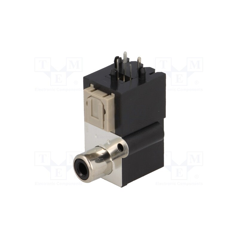 1 pcs x CLIFF - FCR684206T OTJ-6 - Connector: optical (Toslink) + RCA, with cover, angled 90°, THT