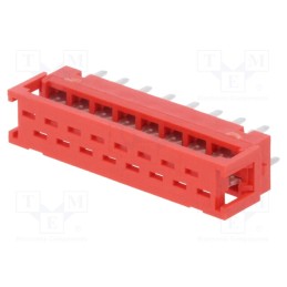 1 pcs x TE Connectivity - 8-215570-6 - Micro-MaTch, adapter, PIN: 16, IDC,THT, on PCBs,for ribbon cable