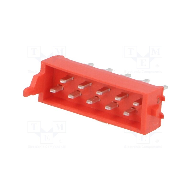 1 pcs x TE Connectivity - 8-215464-0 - Micro-MaTch, socket, male, PIN: 10, THT, on PCBs, 1.5A, Layout: 2x5