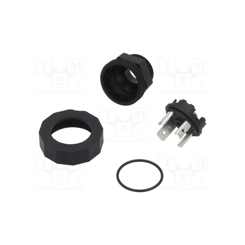 1 pcs x HIRSCHMANN - 931297006 GSP 3 M20 - Connector: valve connector, socket, form A, 18mm, male, PIN: 4, 16A