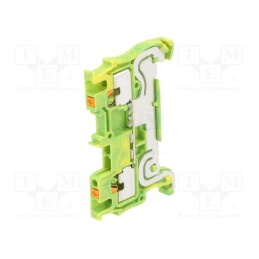 1 pcs x PHOENIX CONTACT - 3208139 - Splice terminal: rail, 0.14÷1.5mm2, ways: 1, terminals: 2, push-in