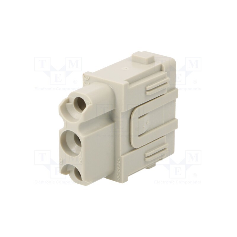 1 pcs x ILME - CX 03 4F - Connector: HDC, module, female, MIXO, PIN: 3, w/o contacts, 40A, 690V