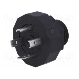 1 pcs x HIRSCHMANN - 931297001 GSP 311 - Connector: valve connector, socket, form A, 18mm, male, PIN: 4, 16A