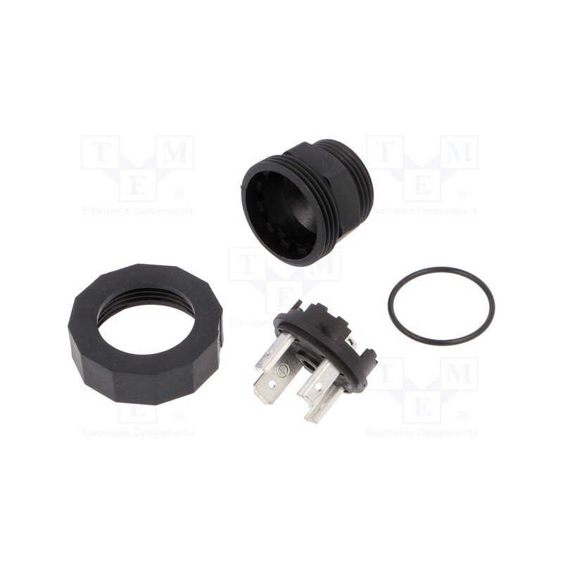 1 pcs x HIRSCHMANN - 931297002 GSP 316 - Connector: valve connector, socket, form A, 18mm, male, PIN: 4, 16A