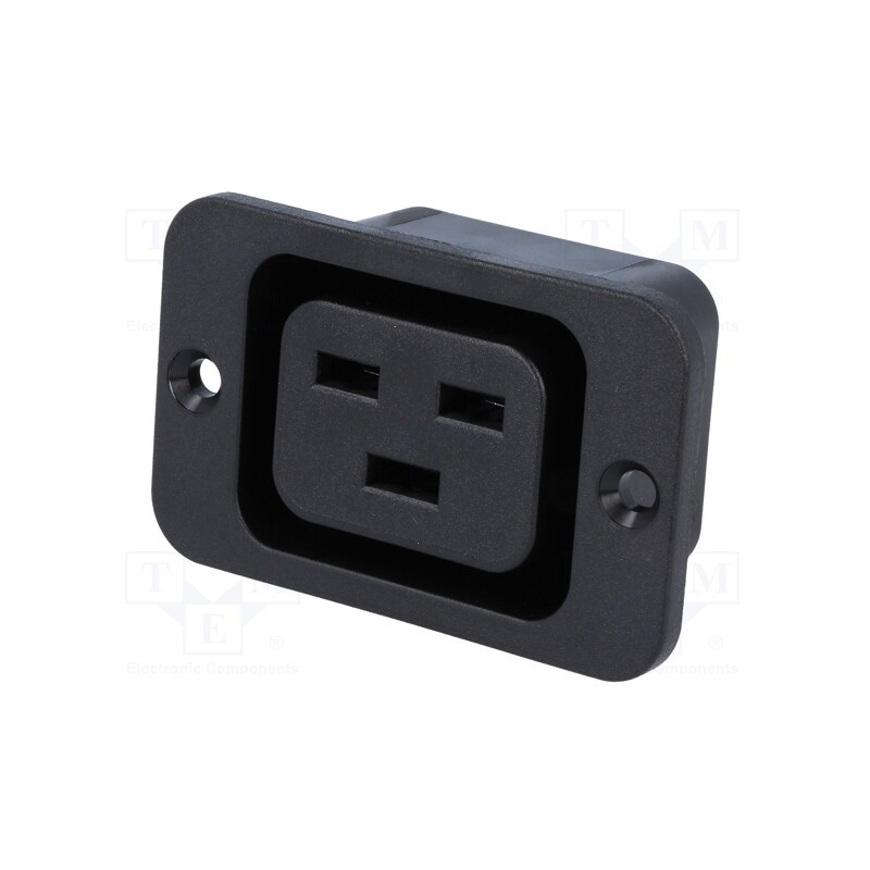 1 pcs x SCHURTER - 4797 - Connector: AC supply, socket, female, 16A, 250VAC, IEC 60320