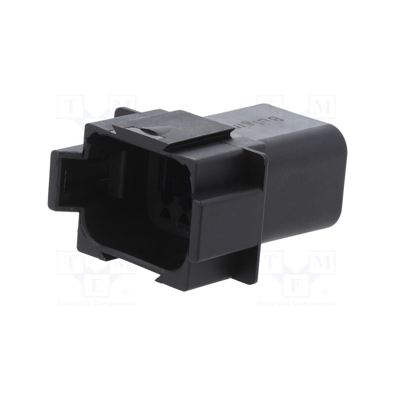 1 pcs x BULGIN - PX0101P08ABK - Connector: wire-wire, PX0, male, plug, for cable, PIN: 8, black, IP68
