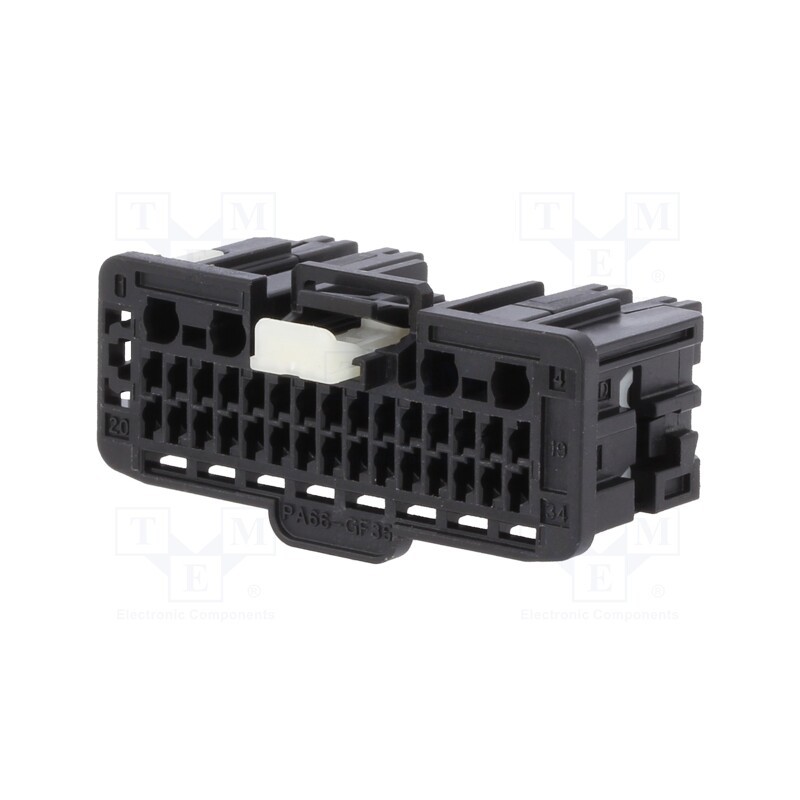 1 pcs x MOLEX - 349590340 - Connector: automotive, Mini50, female, plug, for cable, PIN: 34