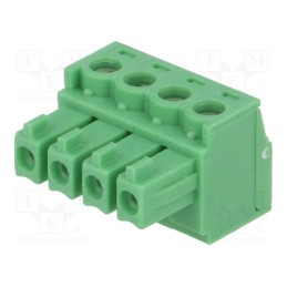 1 pcs x PHOENIX CONTACT - MC 1,5/ 4-ST-3,81 1803594 - Pluggable terminal block, 3.81mm, ways: 4, straight, plug, female