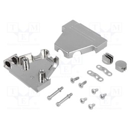 1 pcs x ENCITECH - 6550-0100-03 - Enclosure: for D-Sub connectors, D-Sub 25pin,D-Sub HD 44pin