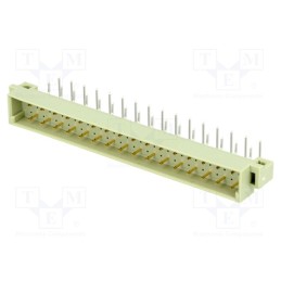 1 pcs x NINIGI - ZDIN-CM-32KAC - Socket, DIN 41612, type C, male, PIN: 32, THT, angled 90°