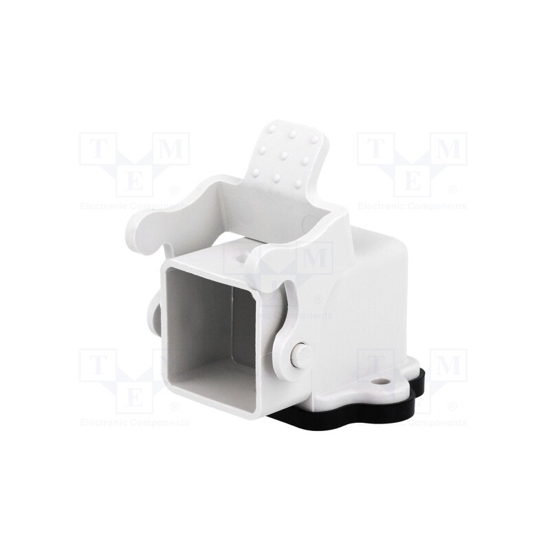 1 pcs x MOLEX - 93601-0620 - Enclosure: for HDC connectors, size 3A, with latch, angled, metal