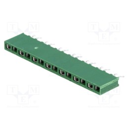 1 pcs x TE Connectivity - 1-215297-4 - Socket, pin strips, HV-100, female, PIN: 14, straight, 2.54mm, THT
