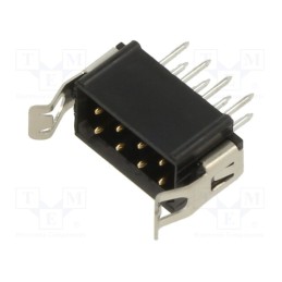 1 pcs x HARWIN - M80-8670822 - Socket, PCB-cable/PCB, male, Datamate L-Tek, 2mm, PIN: 8, THT, 800V
