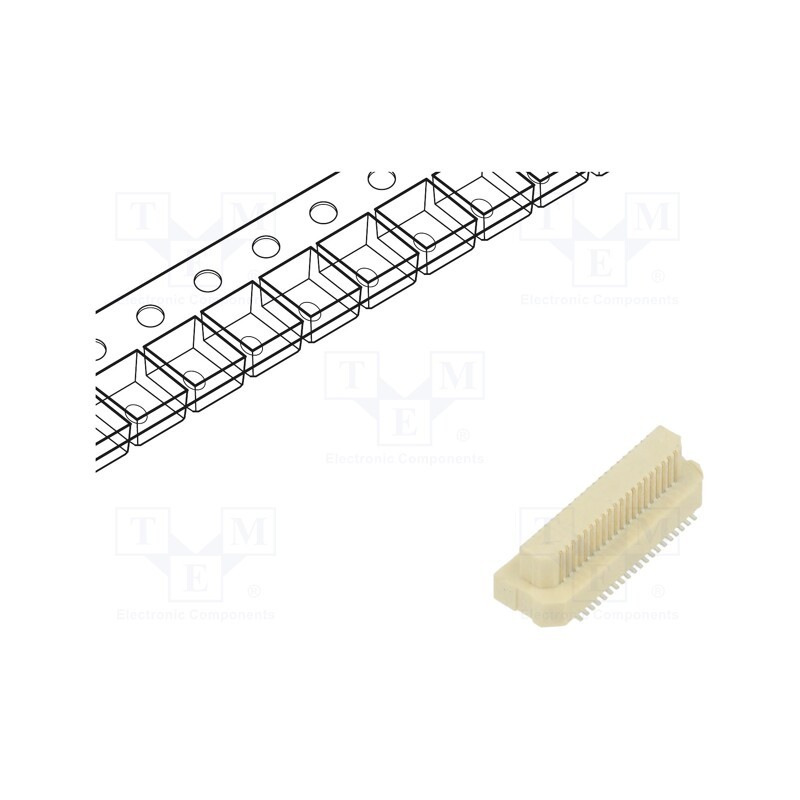 1 pcs x HARWIN - M58-3500442R - Connector: PCB to PCB, male, PIN: 40, 0.5mm, Archer .5, SMT, on PCBs
