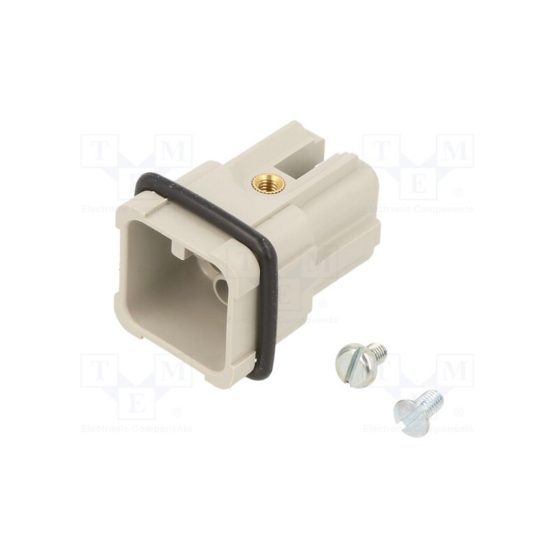 1 pcs x AMPHENOL - C14610A0078012 - Connector: HDC, contact insert, male, C146, PIN: 7, size A3, 21x21mm