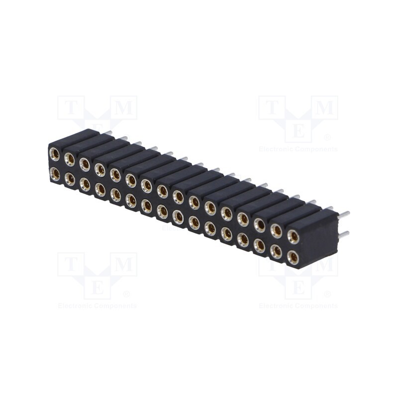 1 pcs x CONNFLY - DS1002-03-2*16131 - Socket, pin strips, female, PIN: 32, turned contacts, straight