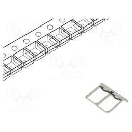 1 set x ATTEND - 115S-BS00+115S-BT02 - Connector: for cards, Nano SIM, SMT, PIN: 6