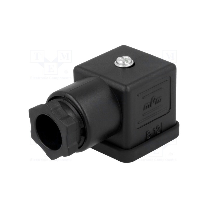 1 pcs x MOLEX - 121023-0377 - Connector: valve connector, plug, form A, 18mm, female, PIN: 4, mPm