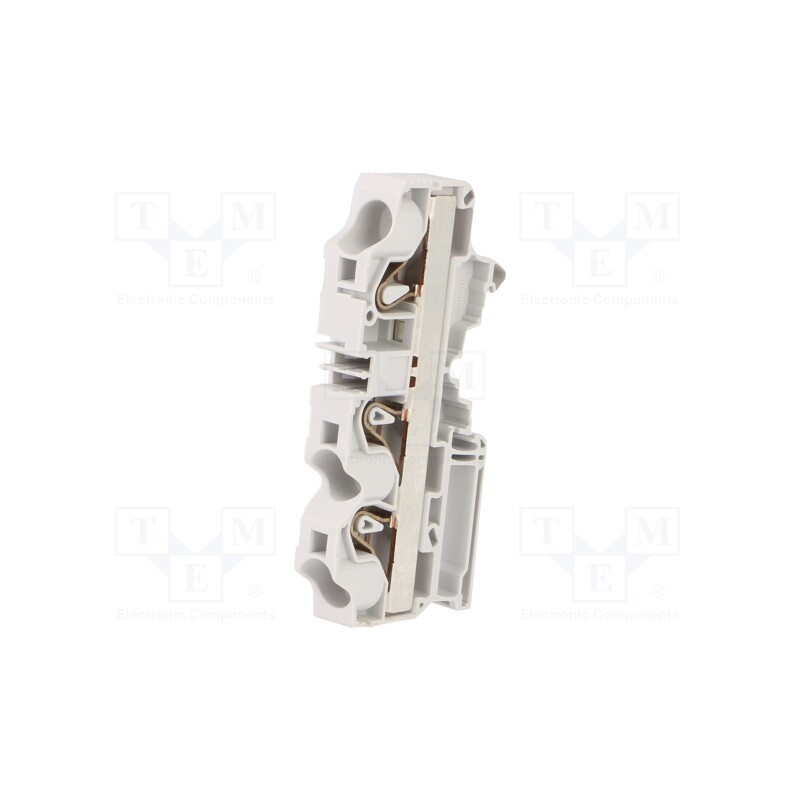 1 pcs x TE Connectivity - 1SNK712011R0000 (ZK16-3P) - Splice terminal: rail, 0.5÷16mm2, ways: 1, terminals: 3, grey, SNK