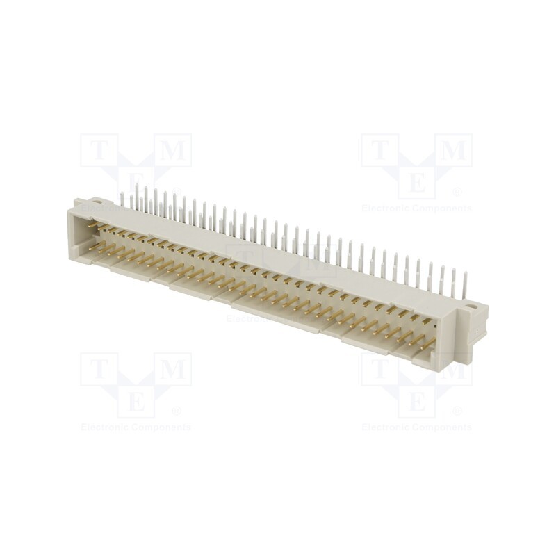 1 pcs x PANCON - 100-964-033 - Socket, DIN 41612, type C, male, PIN: 64, a+c, THT, angled 90°, 3A